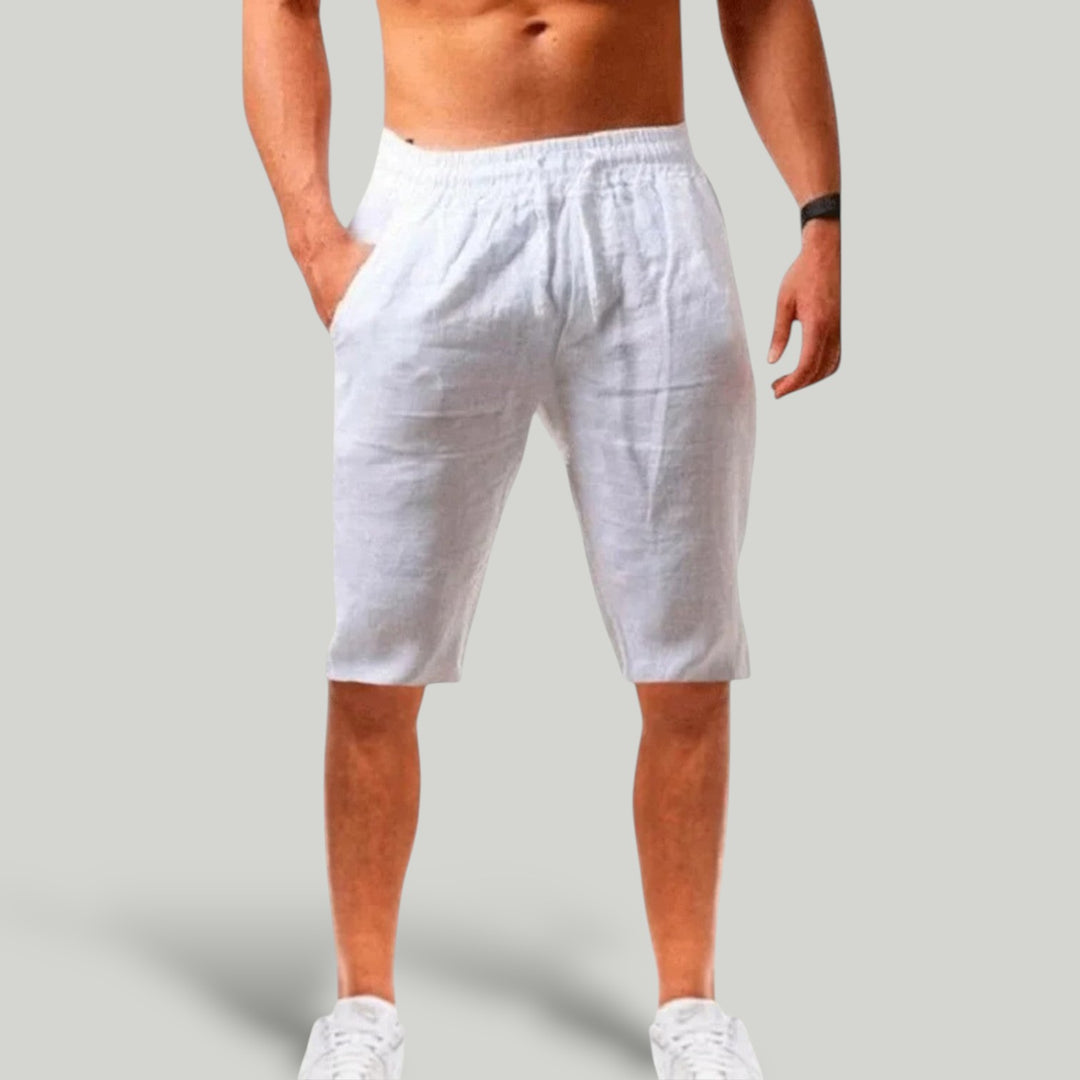 Ravanti | Men's Breathable Linen Summer Shorts