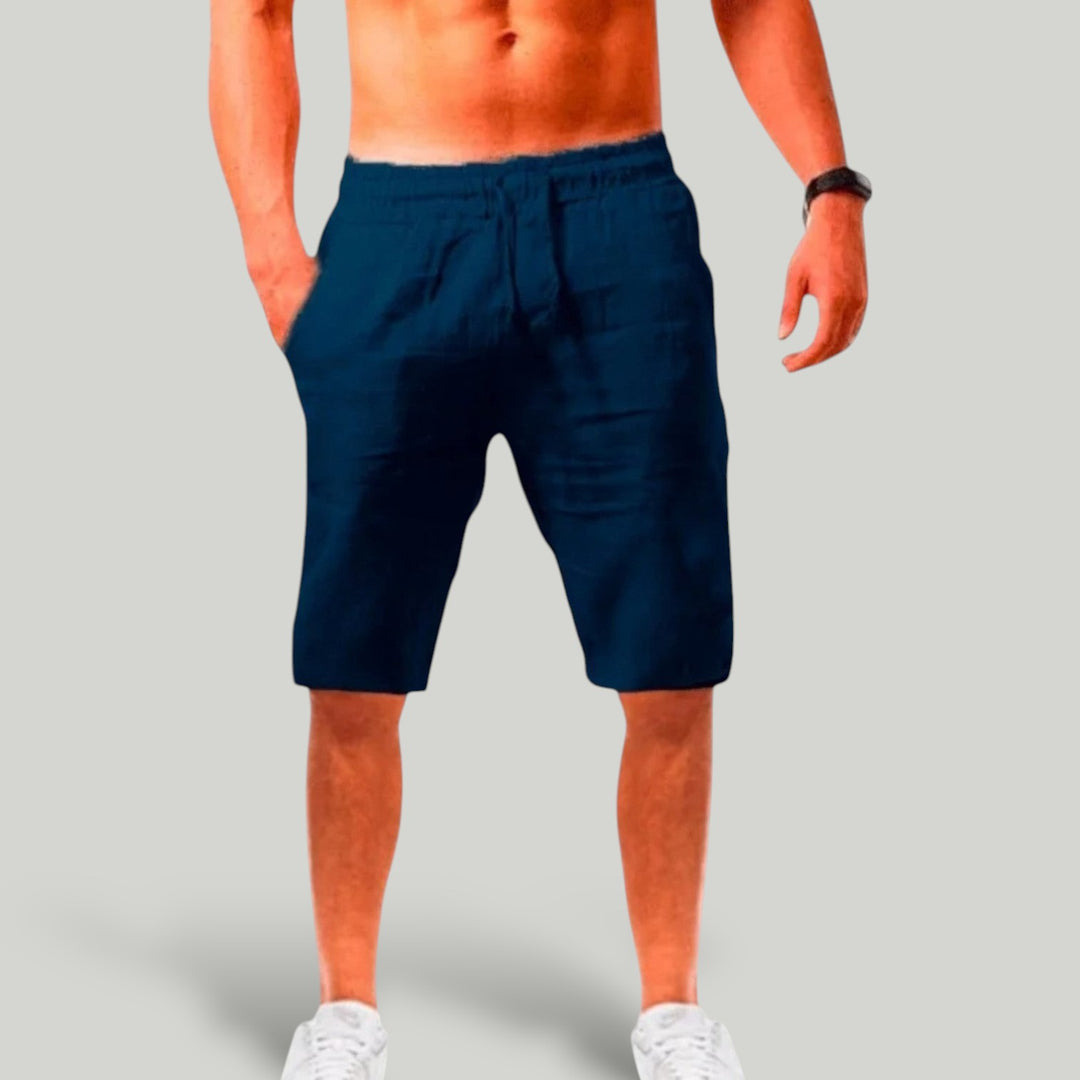 Ravanti | Men's Breathable Linen Summer Shorts