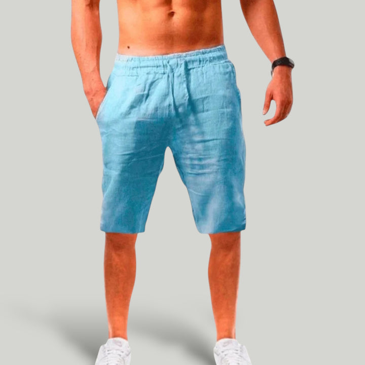 Ravanti | Men's Breathable Linen Summer Shorts