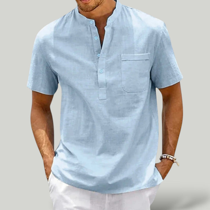 Ravanti | Men's Breathable Short-Sleeve  Shirt