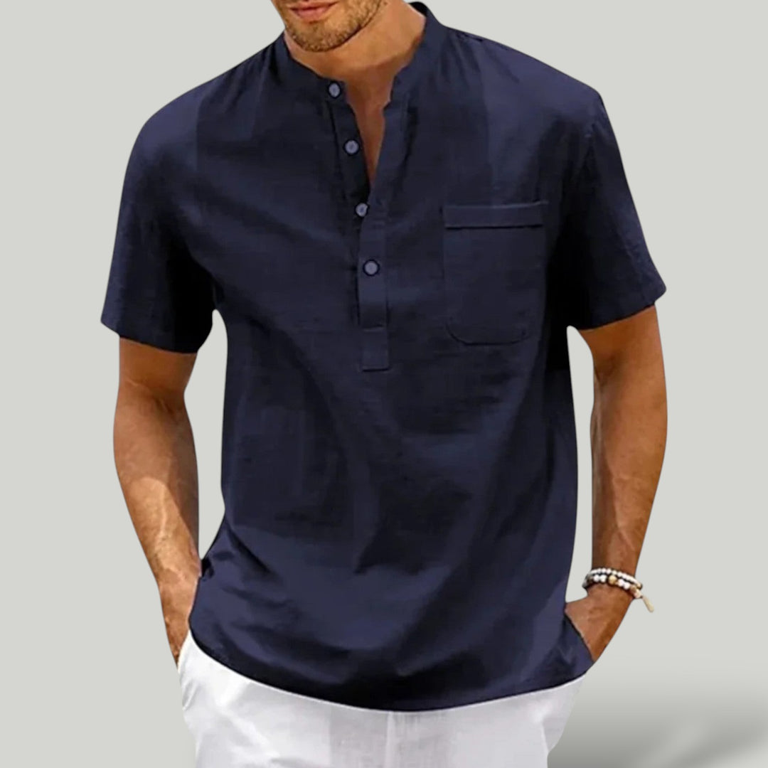 Ravanti | Men's Breathable Short-Sleeve  Shirt