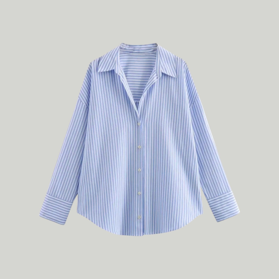 Ravanti | Women's Long-Sleeve Oxford Cotton Blouse