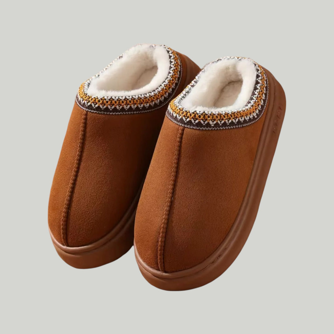 Ravanti | Unisex Comfy fur Sheepskin Slippers