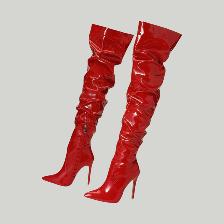 Ravanti | Women's Luxury High-Heeled Leather Boots