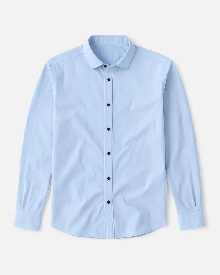 Camicia da uomo a maniche lunghe con bottoni