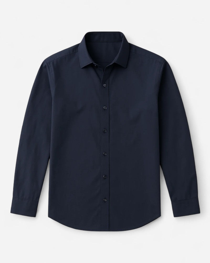 Camicia da uomo a maniche lunghe con bottoni