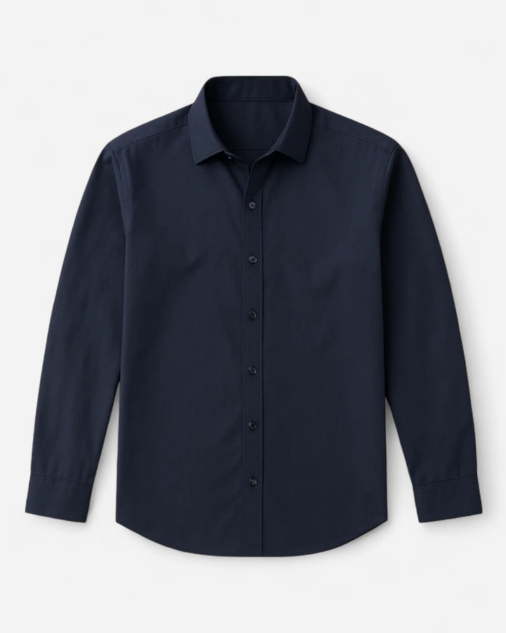 Camicia da uomo a maniche lunghe con bottoni